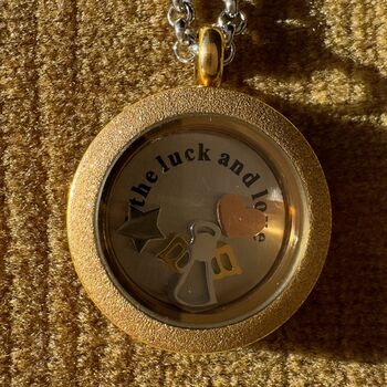 All The Luck And Love Locket Choice Of Colours, 4 of 7