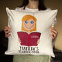 Personalised Girl's Reading Cushion Gift, thumbnail 6 of 8