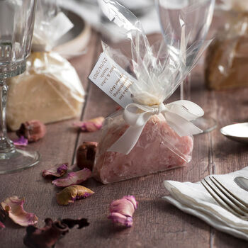 25 Personalised Wedding Fudge Favours Biodegradable, 2 of 9