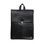 Leather Yale Backpack 15 Inch Laptop Capacity, thumbnail 2 of 9