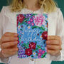 Vintage Inspired Floral Birthday Card, thumbnail 1 of 4