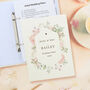 Personalised Ring Bound Wedding Planner – Floral Design, thumbnail 2 of 12