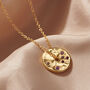 Real Birthstone Necklace Spinner Pendant, thumbnail 8 of 12