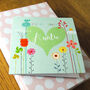 Floral Auntie Greetings Card, thumbnail 1 of 5