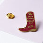 What Would Dolly Do Enamel Pin, thumbnail 2 of 9