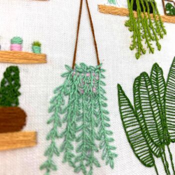 House Plant Embroidery Kit, 7 of 10