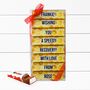 Personalised Get Well Soon Kinder Chocolate, thumbnail 3 of 8