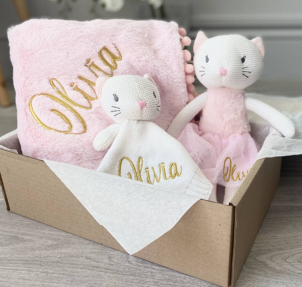 Personalised New Baby Girl Gift Set By KEEDD