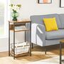 Three Tier End Table Side Bedside Table With Shelf, thumbnail 1 of 10