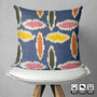Handwoven Multicoloured Ikat Cushion Cover, thumbnail 3 of 9