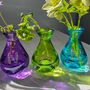 Personalised Fully Floral Coloured Bud Vases, thumbnail 1 of 2