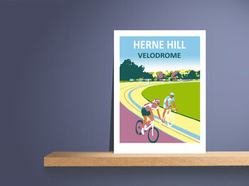 Herne Hill Velodrome Giclee Print, 2 of 2