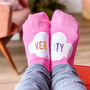 Personalised Rainbow Cloud Socks, thumbnail 1 of 3