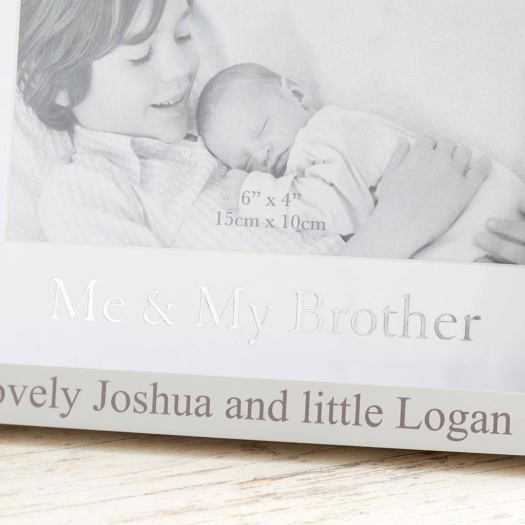 Personalised Me And My Brother Photo Frame By 1st Years Personalised Me And My Brother Photo Frame