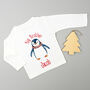 Personalised Christmas Matching Sibling Set Penguin, thumbnail 3 of 4
