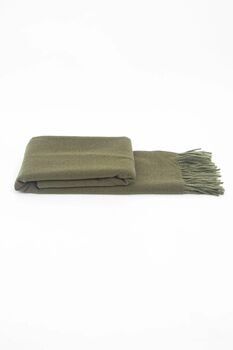 Lucia Heavyweight Scarf Khaki, 5 of 5