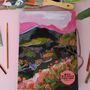 'Pink Meadow' Abstract Irish Landscape Colourful Inspired Print, thumbnail 1 of 4