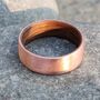 European Walnut And Copper Ring, thumbnail 3 of 8