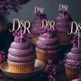 Wooden Wedding Cupcake Topper With Initials, thumbnail 1 of 5