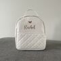 Personalised Childrens White Butterfly Small Backpack, thumbnail 3 of 7