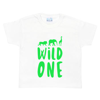 'Wild One' Babies 1st Birthday Tshirt / Baby Vest, 3 of 9