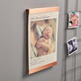 Personalised Baby Photo Copper Hanging Print, thumbnail 2 of 3