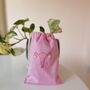 Period Power Hand Embroidered Pink Bag, thumbnail 4 of 8