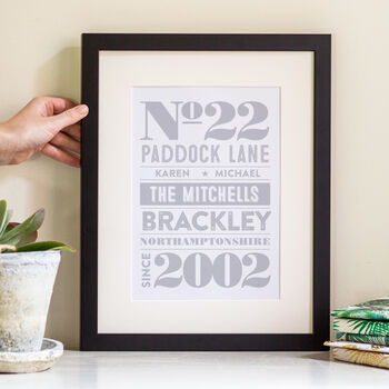Personalised Family Address Print, 3 of 7