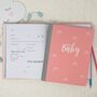 Baby Journal And Record Book For Girls, thumbnail 2 of 12