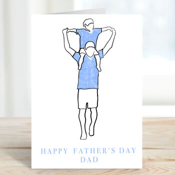 Father Son Football Card For Father's Day, 6 of 8