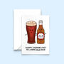 'Speciale Dad' Funny Beer Father's Day Card, thumbnail 2 of 3