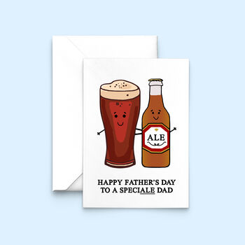 'Speciale Dad' Funny Beer Father's Day Card, 2 of 3