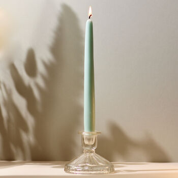 Soft Pastel Beeswax And Soy Thick Taper Candles, 3 of 9