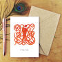 Octopus Christmas Cards, thumbnail 1 of 7