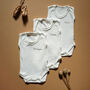 Personalised Organic Cotton Vest Bodysuit, thumbnail 3 of 7