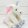 Unicorn Soft Plush Toy Cuddly Companion, thumbnail 1 of 2