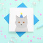 Birthday Cat Card, Multiple Breed Options, thumbnail 9 of 12