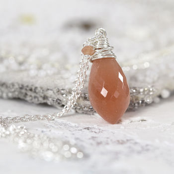 Moonstone Necklace, 3 of 12