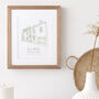 Personalised New Home Line Drawing, thumbnail 2 of 7