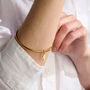 Personalised Chunky Initial Bangle, thumbnail 1 of 9