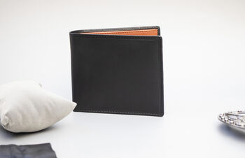 Personalised Leather Wallet Card Holder Rfid, 7 of 8