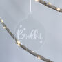 Personalised Christmas Tree Bauble With Stars, thumbnail 2 of 5