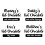 Personalised Hot Chocolate Enamel Mug, thumbnail 3 of 6