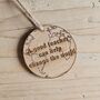 'A Good Teacher…Change The World' Decoration And Card, thumbnail 2 of 2