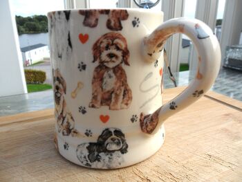Tankard Mug In Cockerpoo Design, 5 of 11