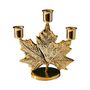 Maple Leaf Three Arms Metal Candle Holder Stand, thumbnail 5 of 6