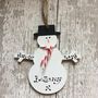 Personalised Christmas Snowman Decoration, thumbnail 3 of 3