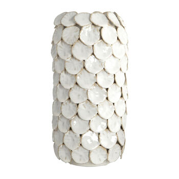 Tall Dot Glazed Ceramic Vase, 6 of 6