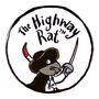 The Highway Rat | Logo Enamel Pin Badge, thumbnail 2 of 2