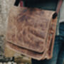 Deluxe Leather Messenger Bag, thumbnail 6 of 12